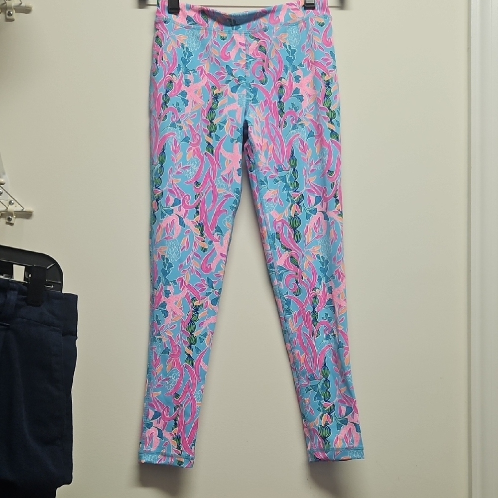 Lilly Pulitzer Luxletic Leggings in Pink and Blue